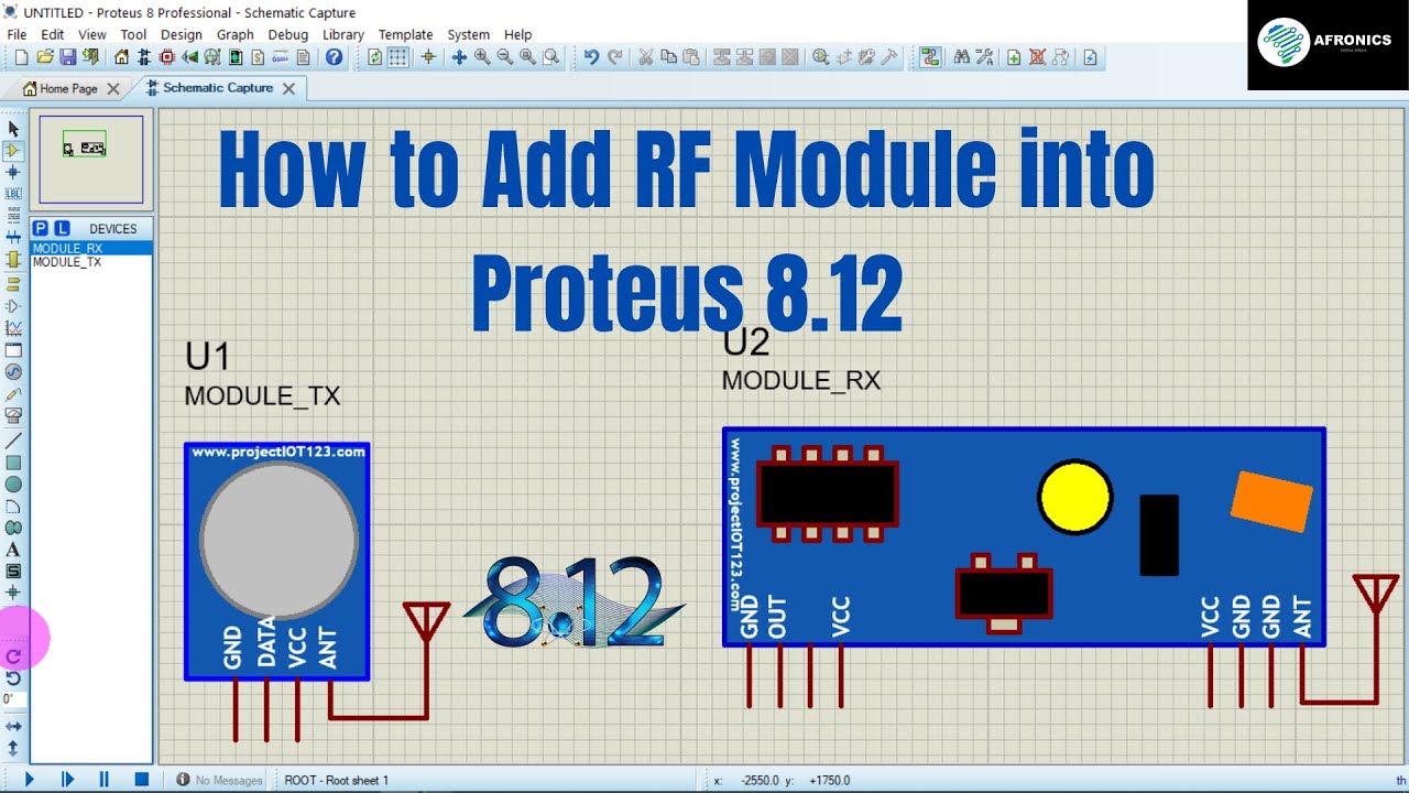 How to Add RF Module into Proteus 8.12