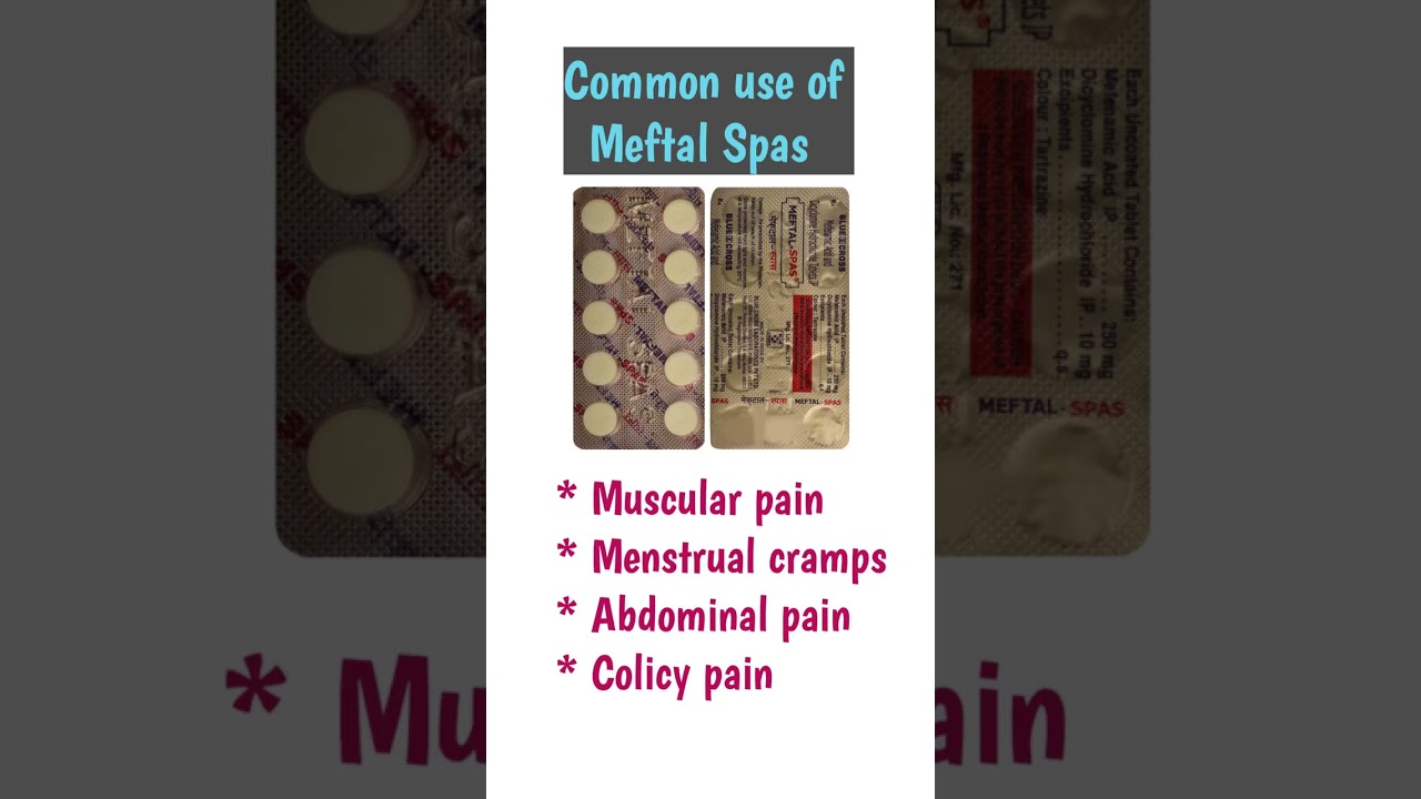 Common Use of Meftal Spas 💊