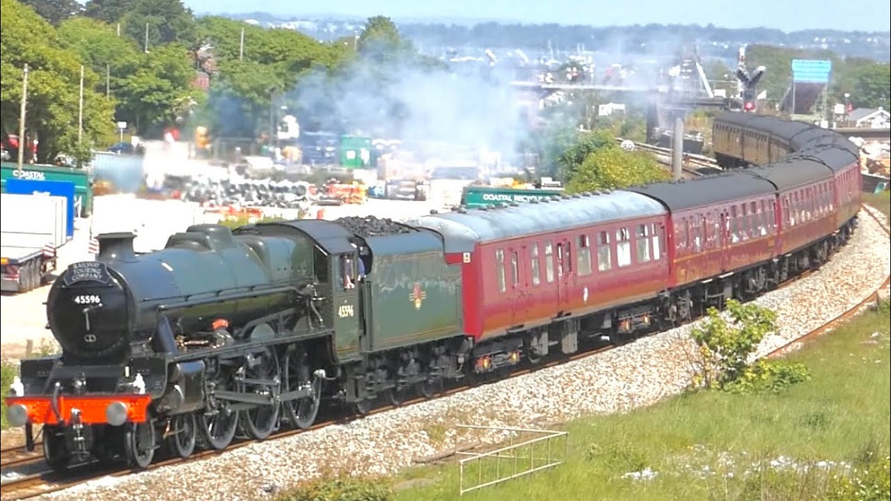 45596 ‘Bahamas’ - Slogs up Hemerdon bank Unassisted - ‘South Devon Explorer’ - 27/05/23