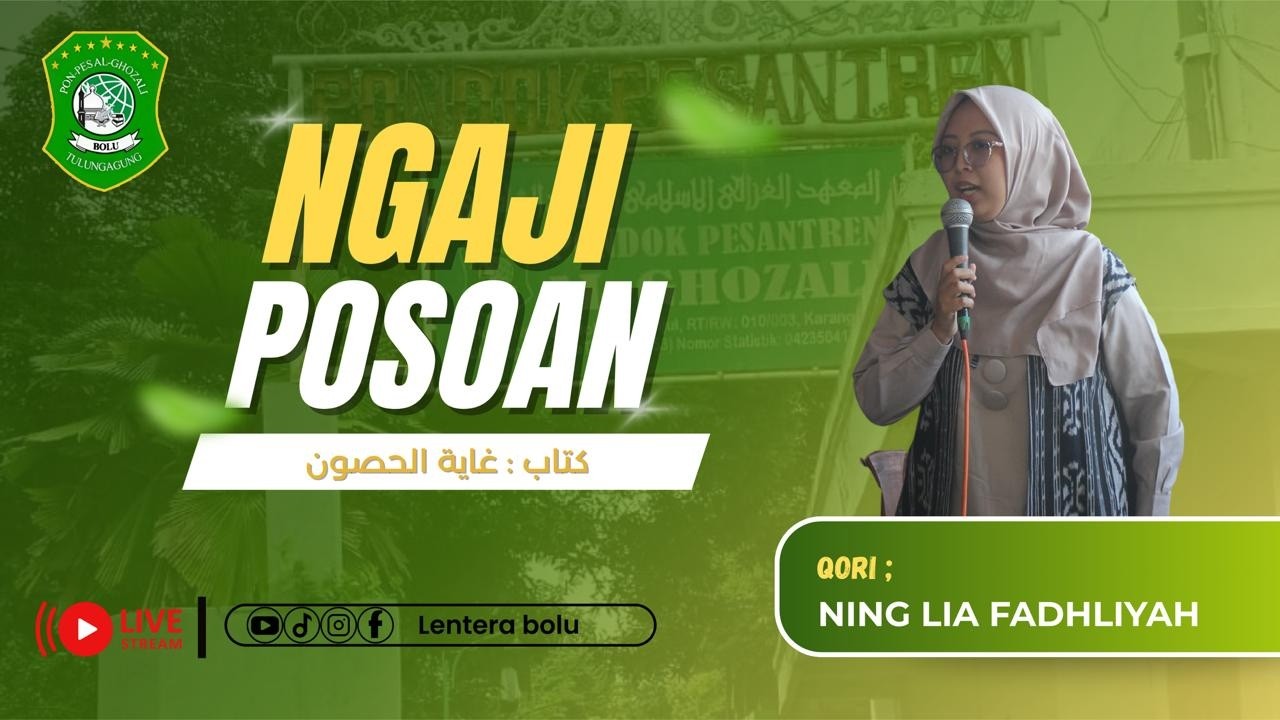 NGAJI PASAN KITAB ‎غايـة الحصون OLEH NING LIA FADHLIYAH