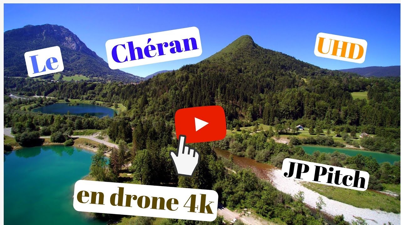 drone 4k sur le Chéran (de SAVOIE vers Haute SAVOIE)