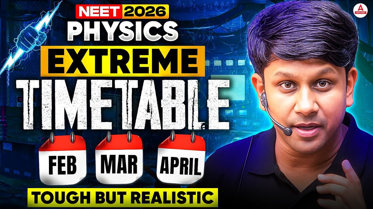 Last 90 Days Plan for NEET 2026 Physics | GG Sir’s Realistic Study Routine to Boost Rank