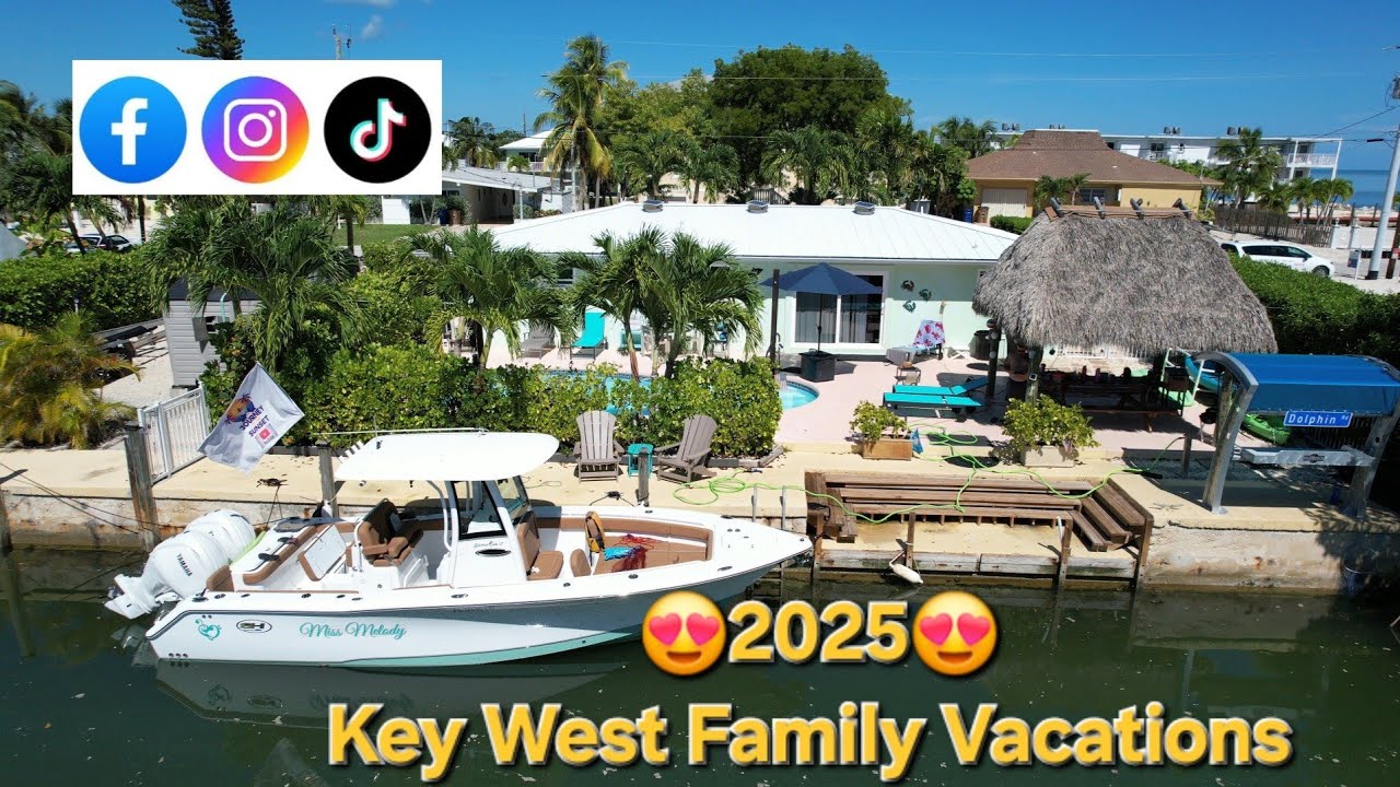 1st Video of Boating to the Sunset annual Family vacations 2025 to Key West Florida