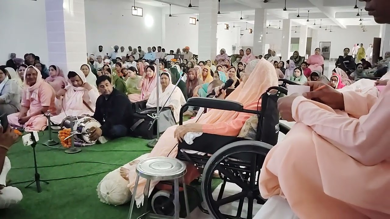 भजन श्री बहन जी पंचकूला वाले आश्रम बड़ा गढ़ 6-4-25