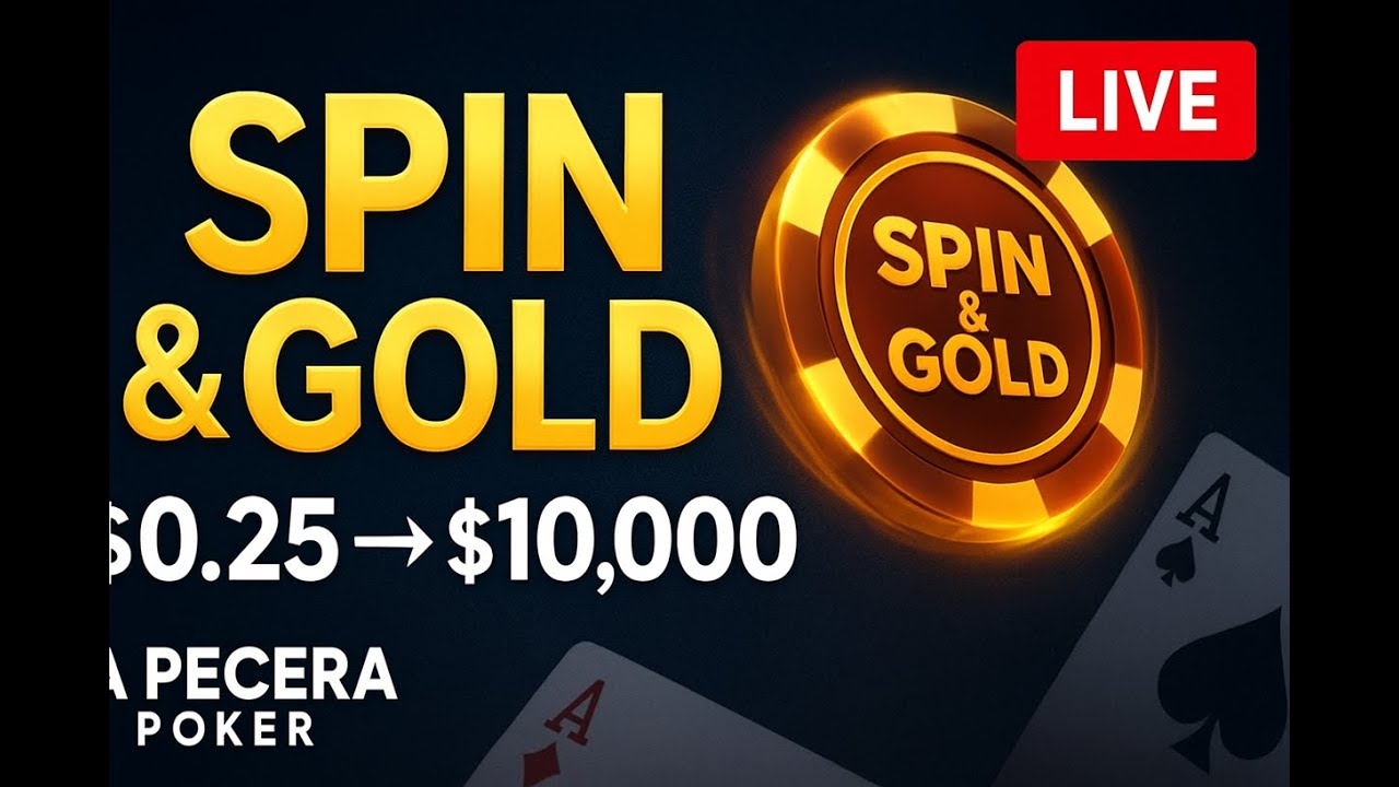 💰 Spin & Gold en GGpoker | Buy-in $0.25 para ganar hasta $10,000 | La Pecera Poker 🃏