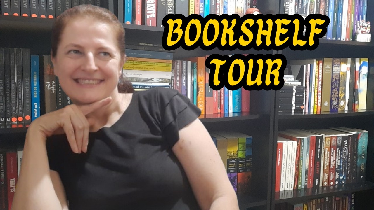 Bookshelf Tour - Conhecendo minha estante 📚📚📚