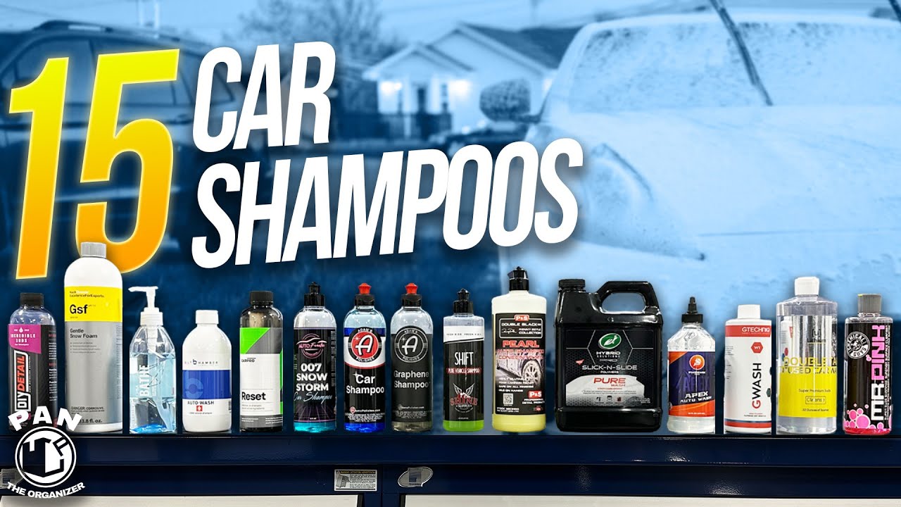 CAR SHAMPOO MEGA TEST! What’s the best car shampoo??