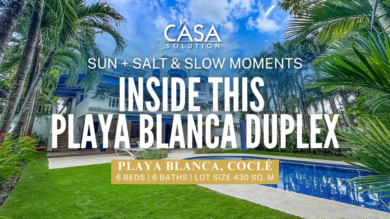 Inside a 6-Bedroom Beachfront Duplex in PH Marina del Rey, Playa Blanca