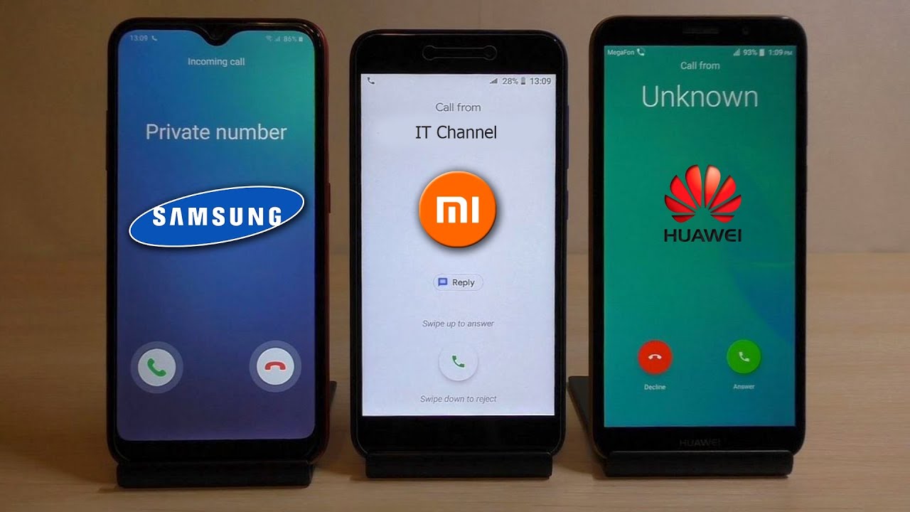Samsung A01 vs Xiaomi Redmi Go vs Huawei Y5 Lite Incoming Calls