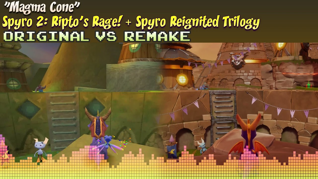 ♠ [Original + Reignited Trilogy] Spyro 2 MASHUP — Magma Cone