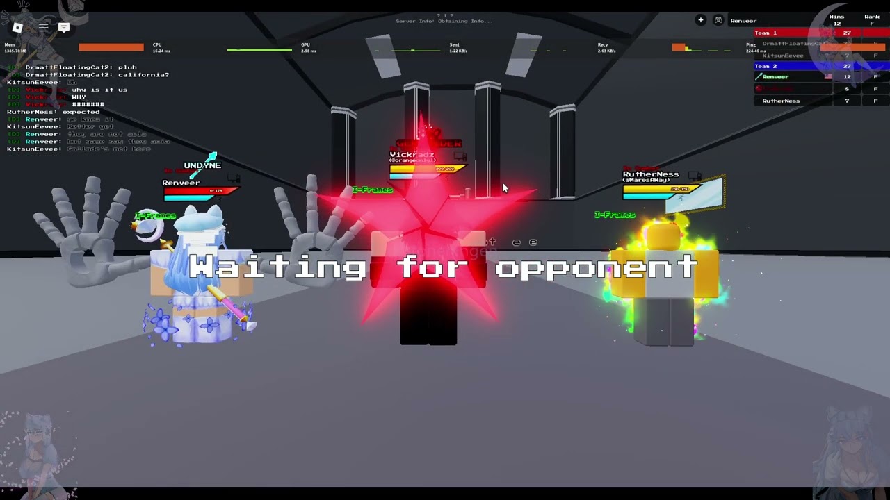 UTPR 3v3 Rank (7) - Undertale Test Place Reborn- Roblox