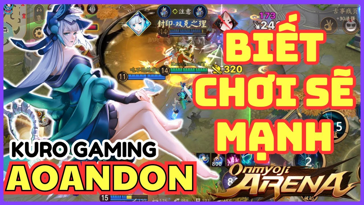 Onmyoji Arena | Aoandon | Cách Lên Đồ Và Bảng Ngọc Lật Kèo | Season 23