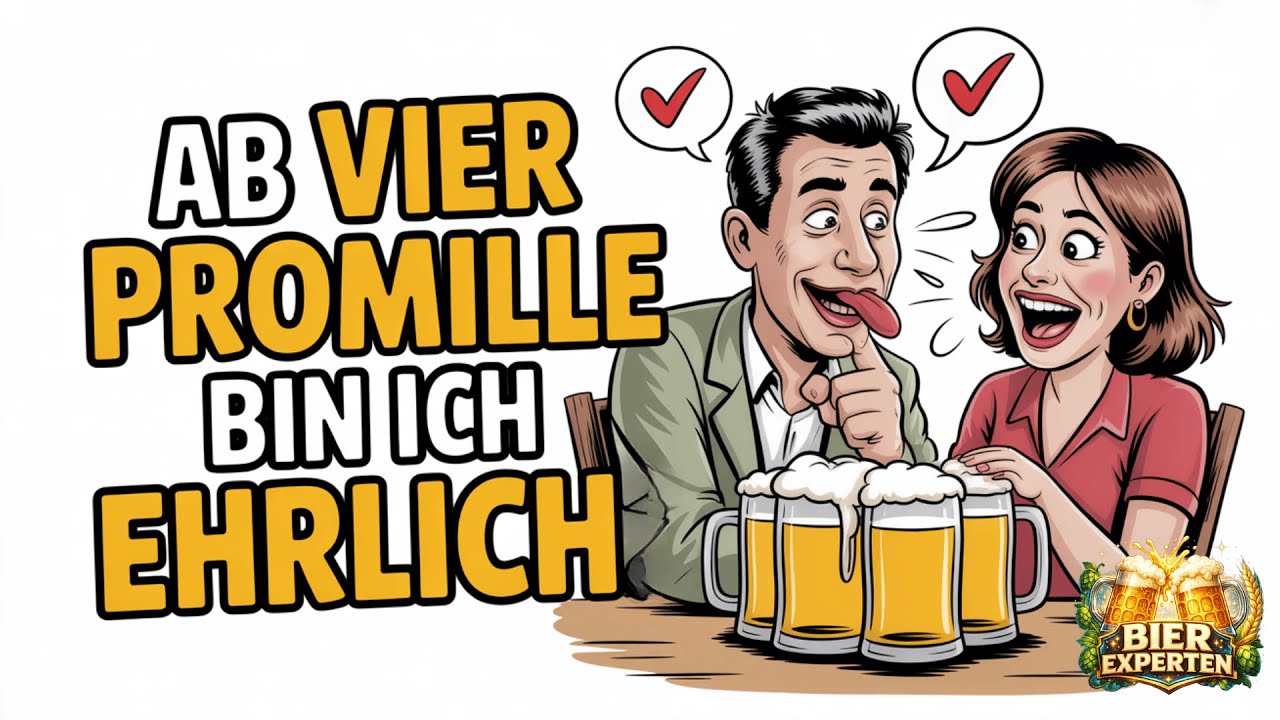 Ab vier Promille bin ich ehrlich – Der verrückte Party-Sauflied-Hit