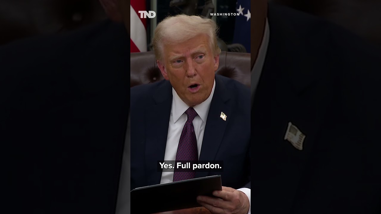 Trump issues pardons for participants in the Jan. 6 riot at the US Capitol