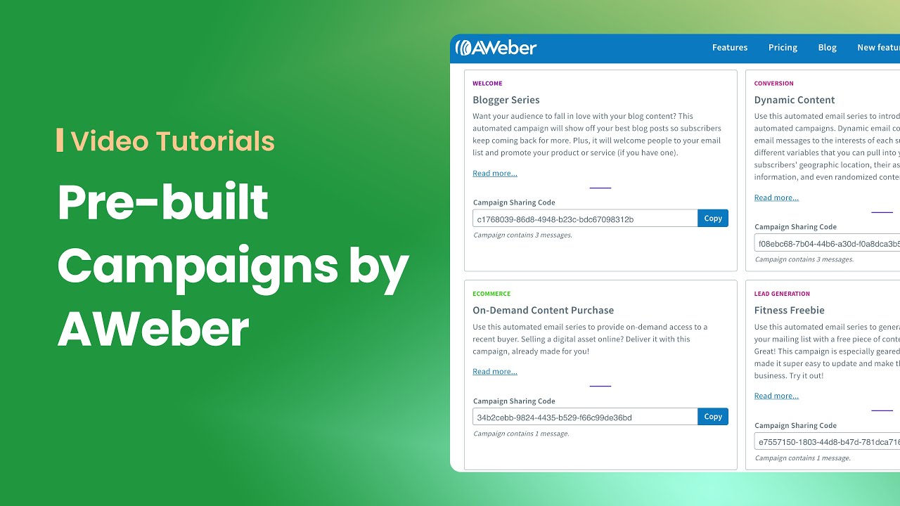 How to Use Pre-Built Automated Email Campaigns