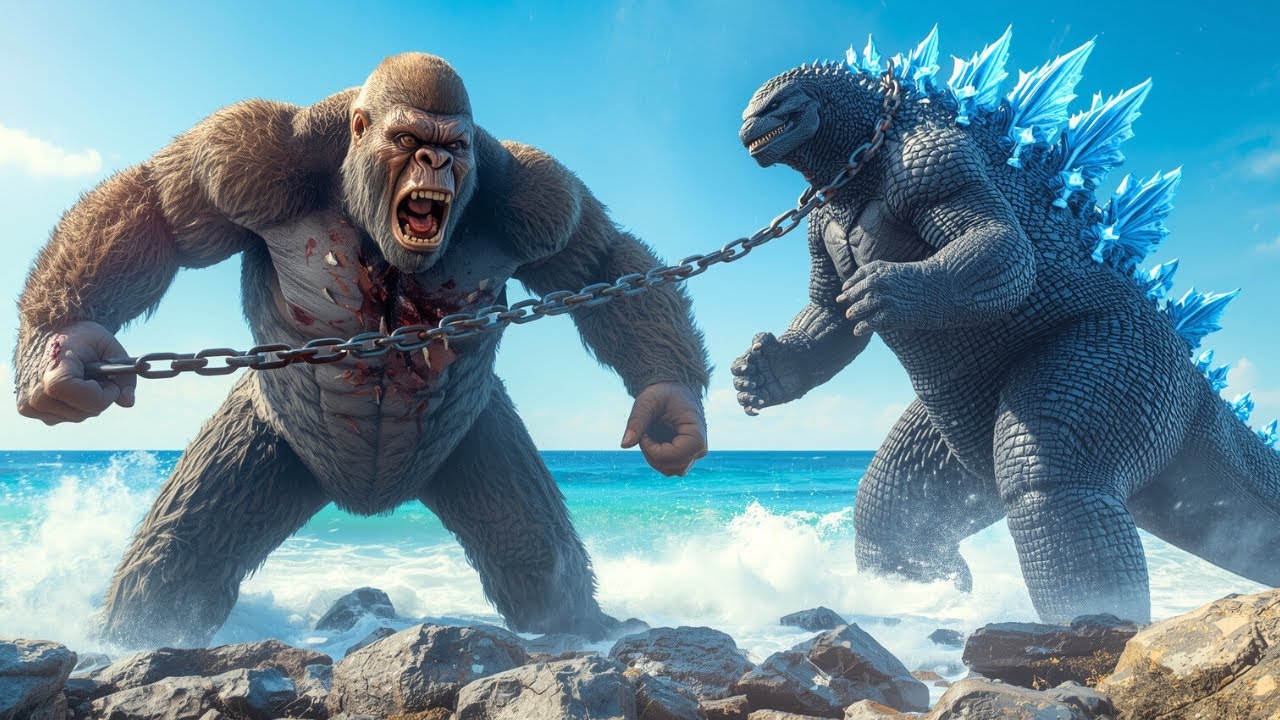 Part 2 | King Kong vs Godzilla | Ocean Monster Battle in a Deadly Prehistoric Earth Movie World
