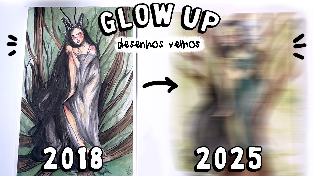 REDESENHANDO UM DESENHO DE 2018 = SER&Aacute; QUE PIOREI?