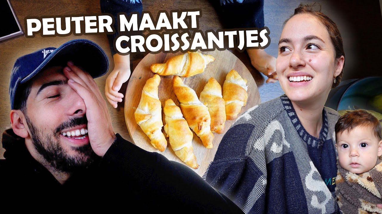 Weekend uit ons leven 🥰 | Croissantjes maken met papa & vlindertuin