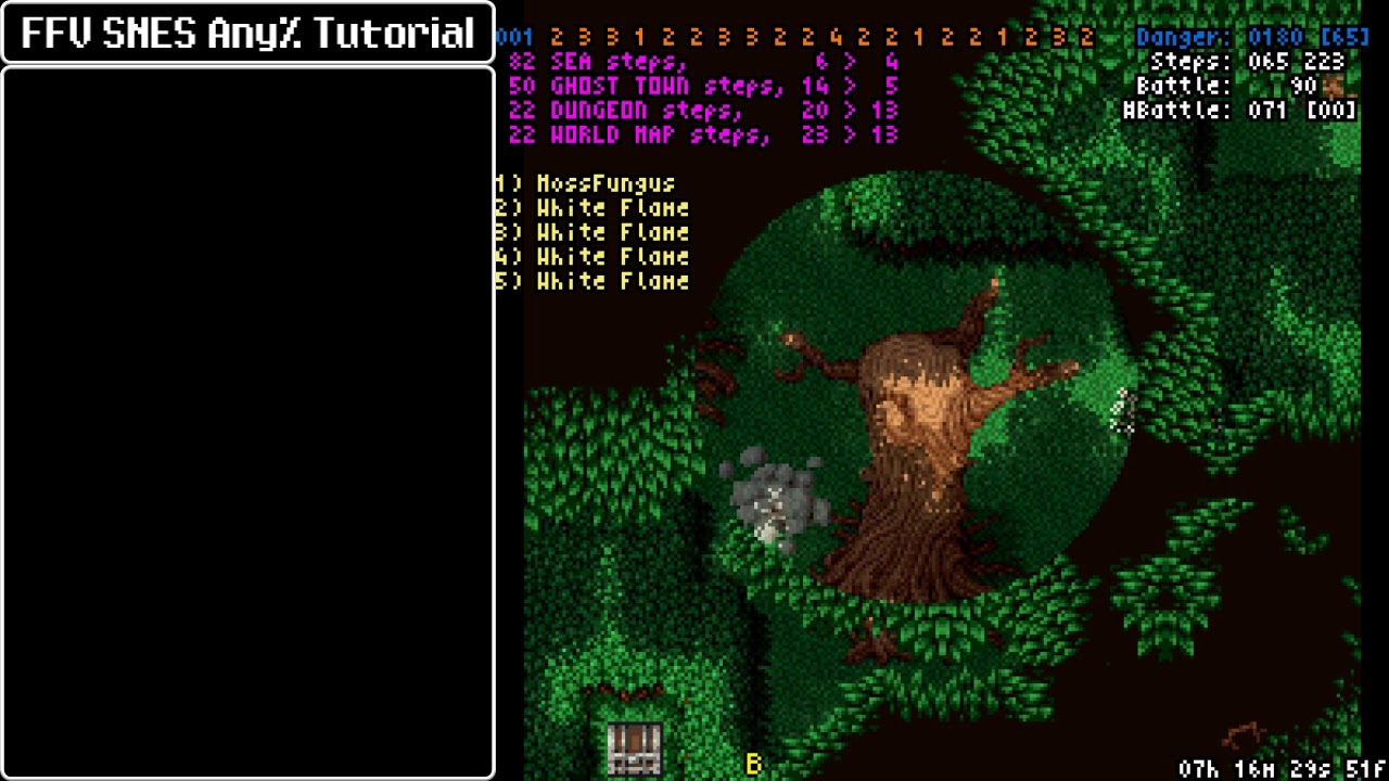 Final Fantasy V SNES Any% Speedrun Tutorial: 33 - The Void First Portion