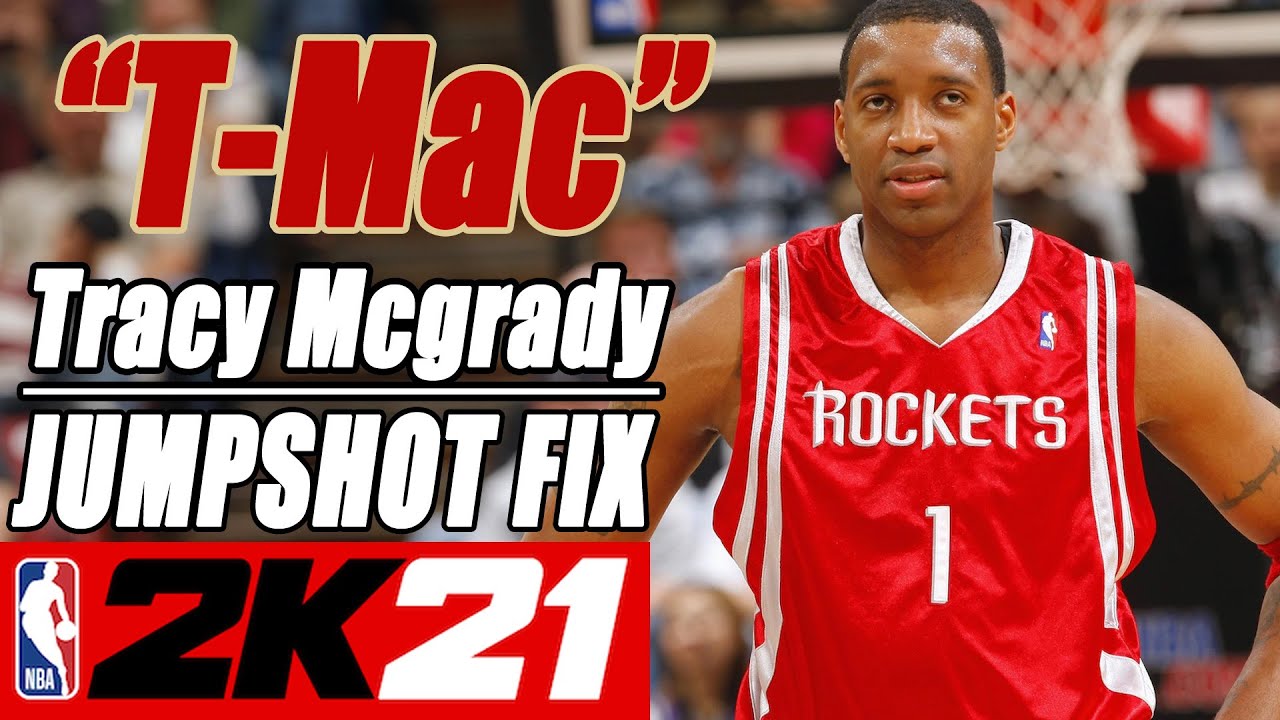 Prime Tracy Mcgrady Jumpshot Fix NBA2K21 with Side-by-Side Comparison