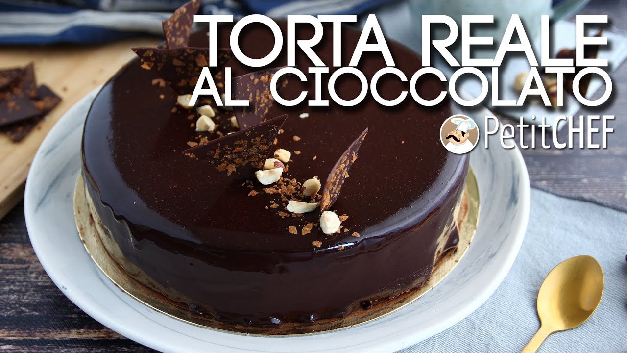 Torta reale al cioccolato - Video ricetta spiegata passo a passo, PetitChef.it