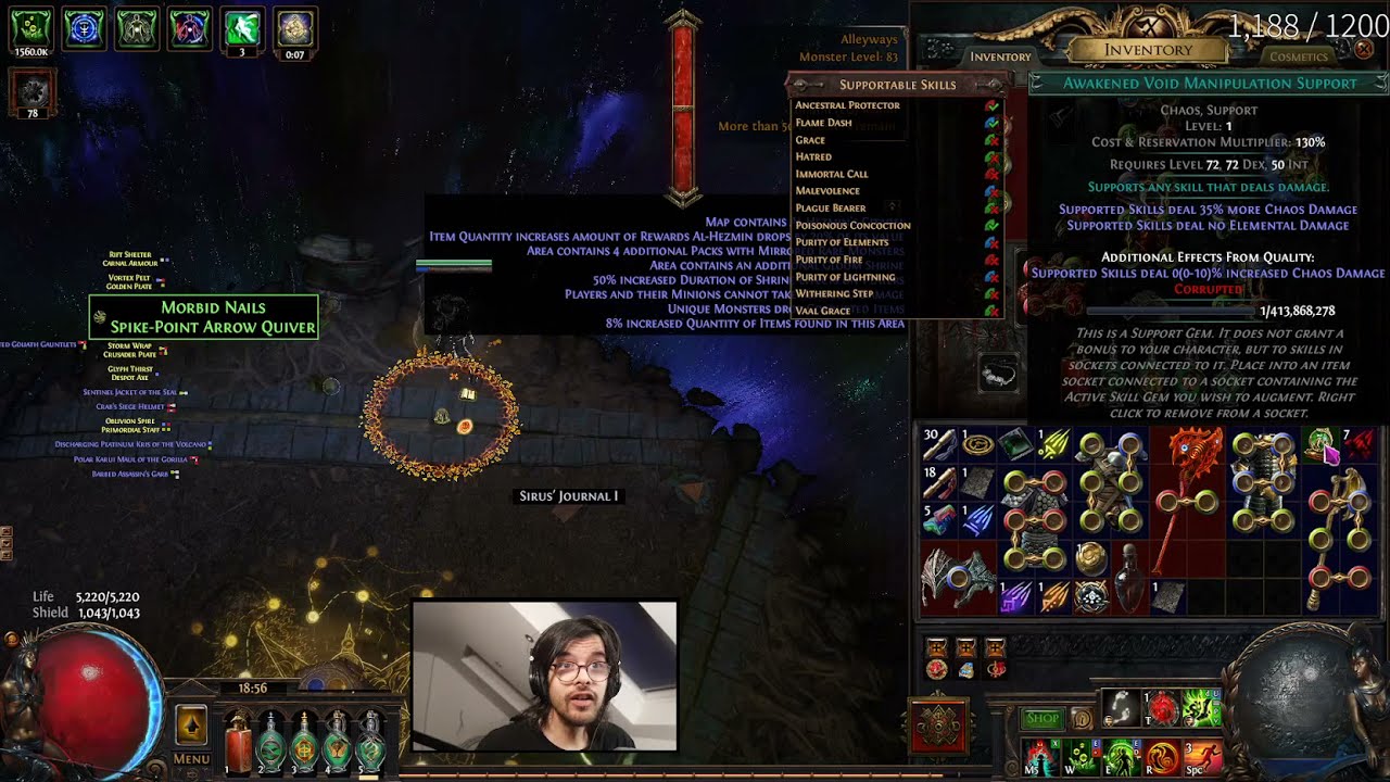 ⚡ POE 3.16 ⚡nugiyen - finally gets his gem .. oh wait