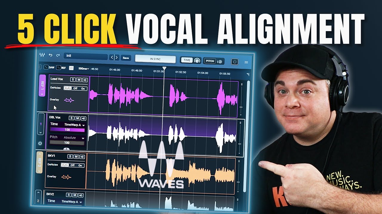 Waves Sync VX — выравнивание вокала за 5 кликов!