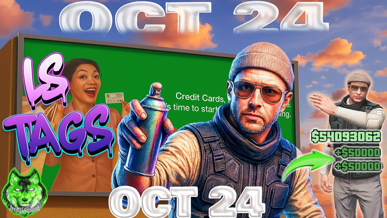 GTA Online LS Tags Location Today October 24 | I Found ALL 5 LS Tags in GTA Online Today!