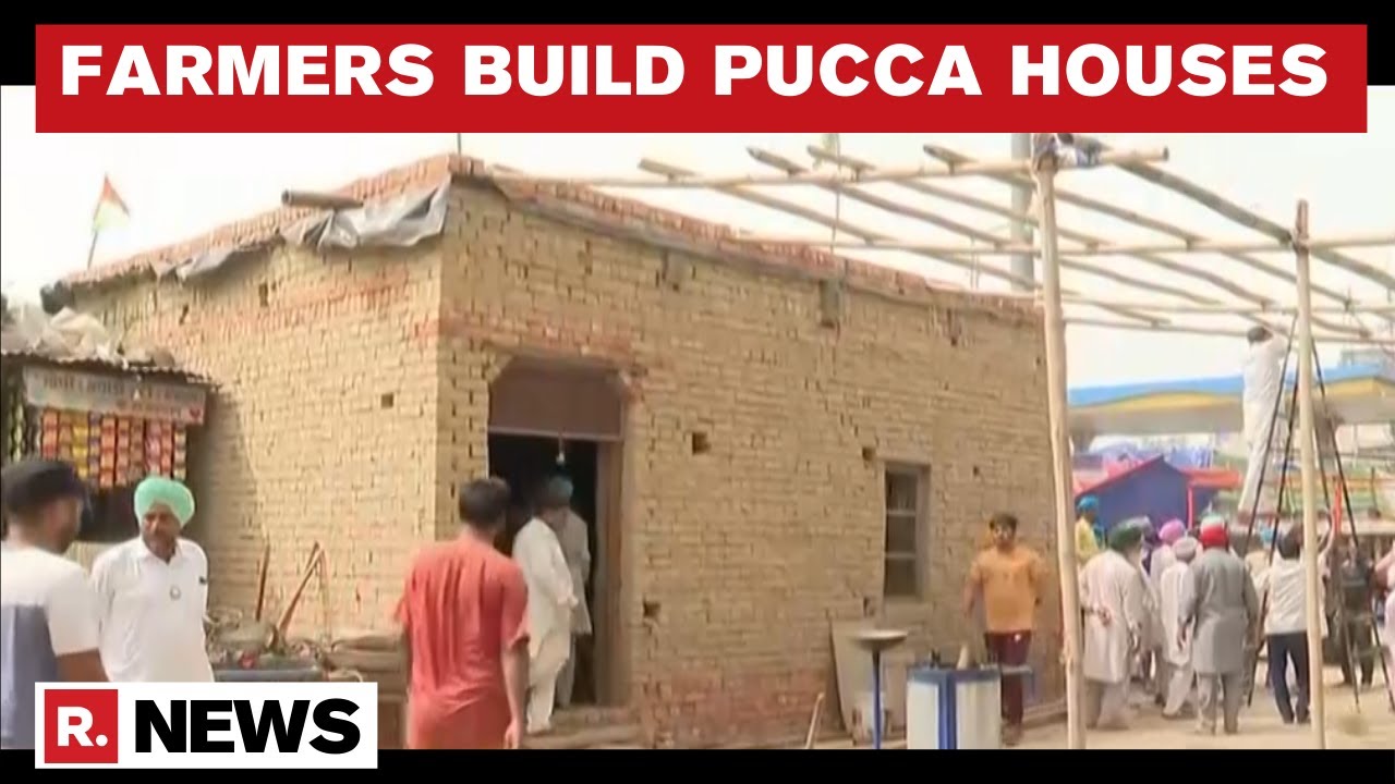 Showdown Over Farm Laws: Farmers Build Pucca Houses At Singhu & Tikri Border