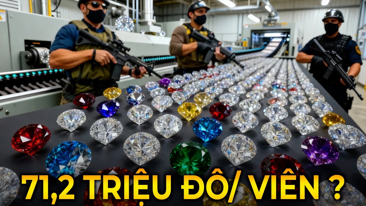 71,2 Triệu Đô Cho Một Viên Kim Cương? Quy Trình Sản Xuất Hàng Triệu Kim Cương Trị Giá Hàng Tỷ Đô