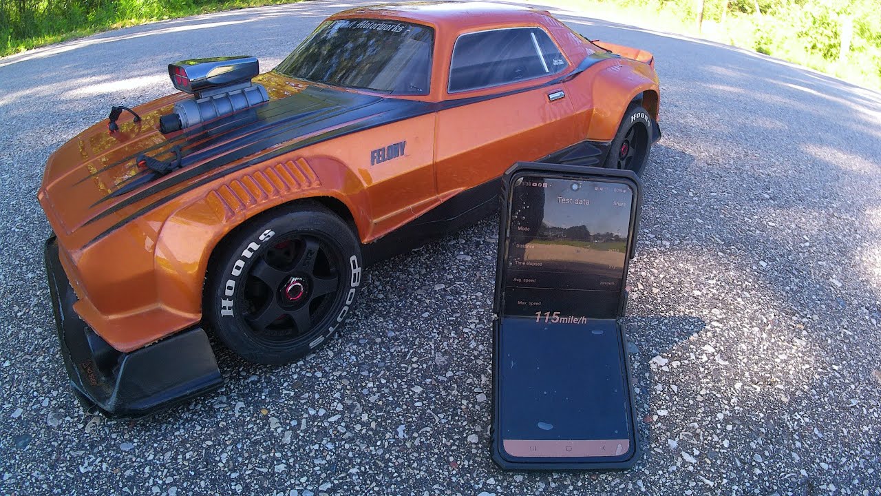 Arrma Felony 6S....115mph on rubbers and a 6S setup. MMX6S 1515 2200kv sensored.