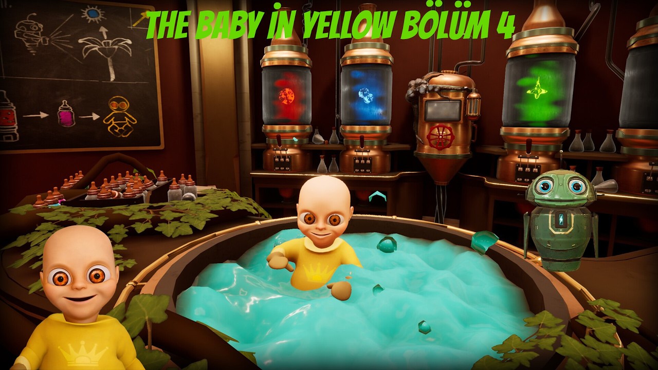 THE BABY İN YELLOW BÖLÜM 4 / OĞLUMLA ZORLU GÖREVLERİ YAPMAYA ÇALIŞIYORUZ..