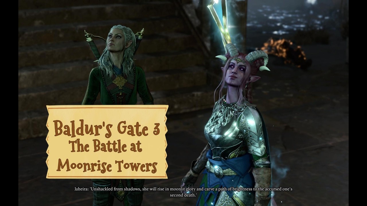 Starting the Battle at Moonrise Towers | Baldurs Gate 3