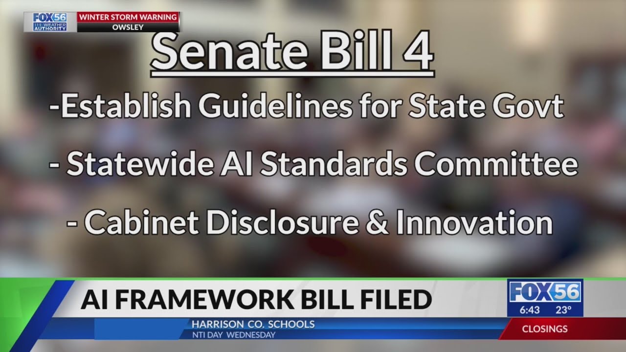 Artificial intelligence 'framework' bill filed for Kentucky government