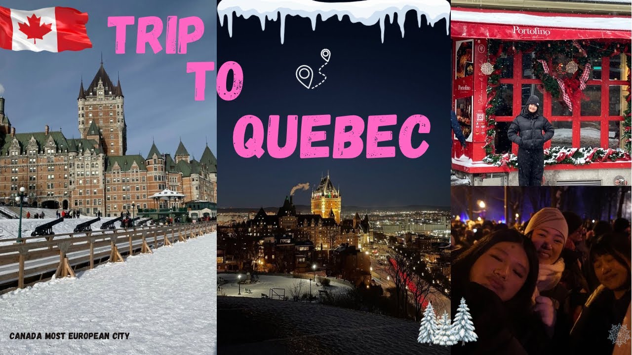 Explore Quebec City With Me(Winter édition )☃️