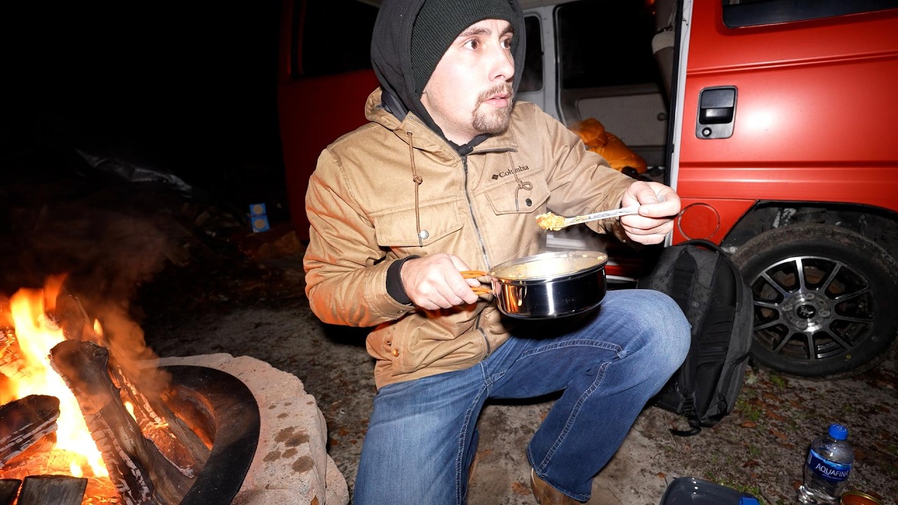 (Banned Video) Solo VAN CAMPING at USA's MOST HAUNTED FARM