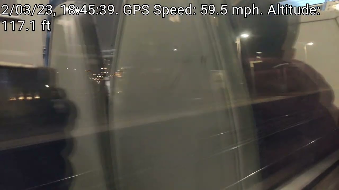 BR Class 700 Desiro city From Norwood junction to London bridge with GPS Speedmeter