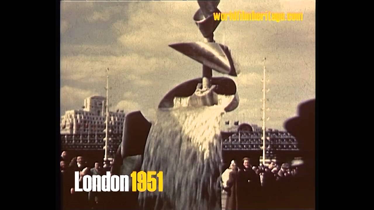 London 1951 - Festival of Britain - in colour