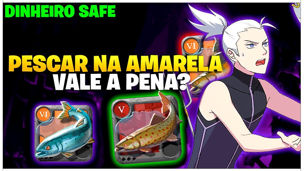 Albion Online - COMO CONSEGUIR MUITA PRATA PESCANDO NA ZONA AMARELA!!!