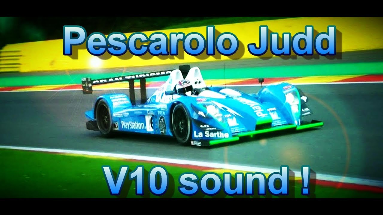 The legendary Pescarolo LMP1 Judd on Spa : V10 sound ! [HD]