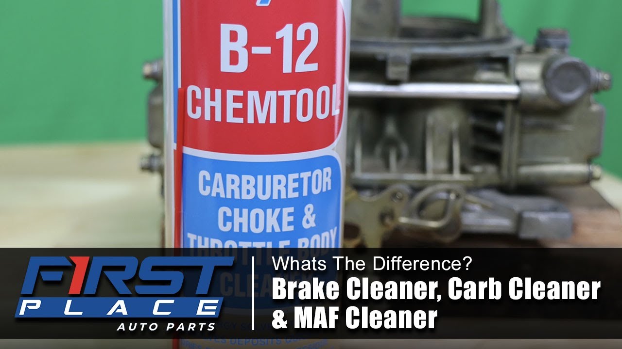 Brake Cleaner, Carb Cleaner & MAF Cleaner,  What's the Difference?