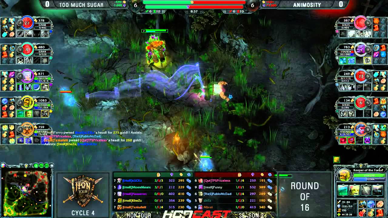 HoN Tour S2 Cycle 4 Ro16 - aNiM vs tmsR game 1