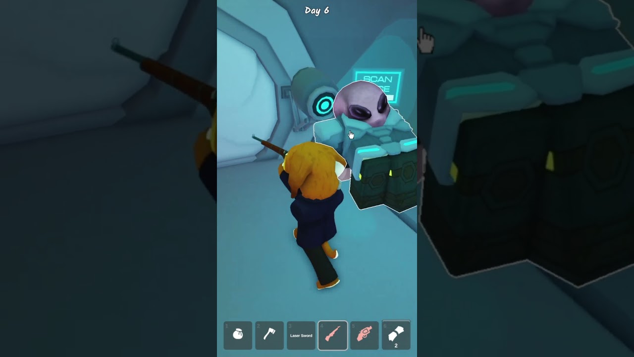 easy way to get a raygun in 99 nights in the forest #99nightintheforest #roblox #usa