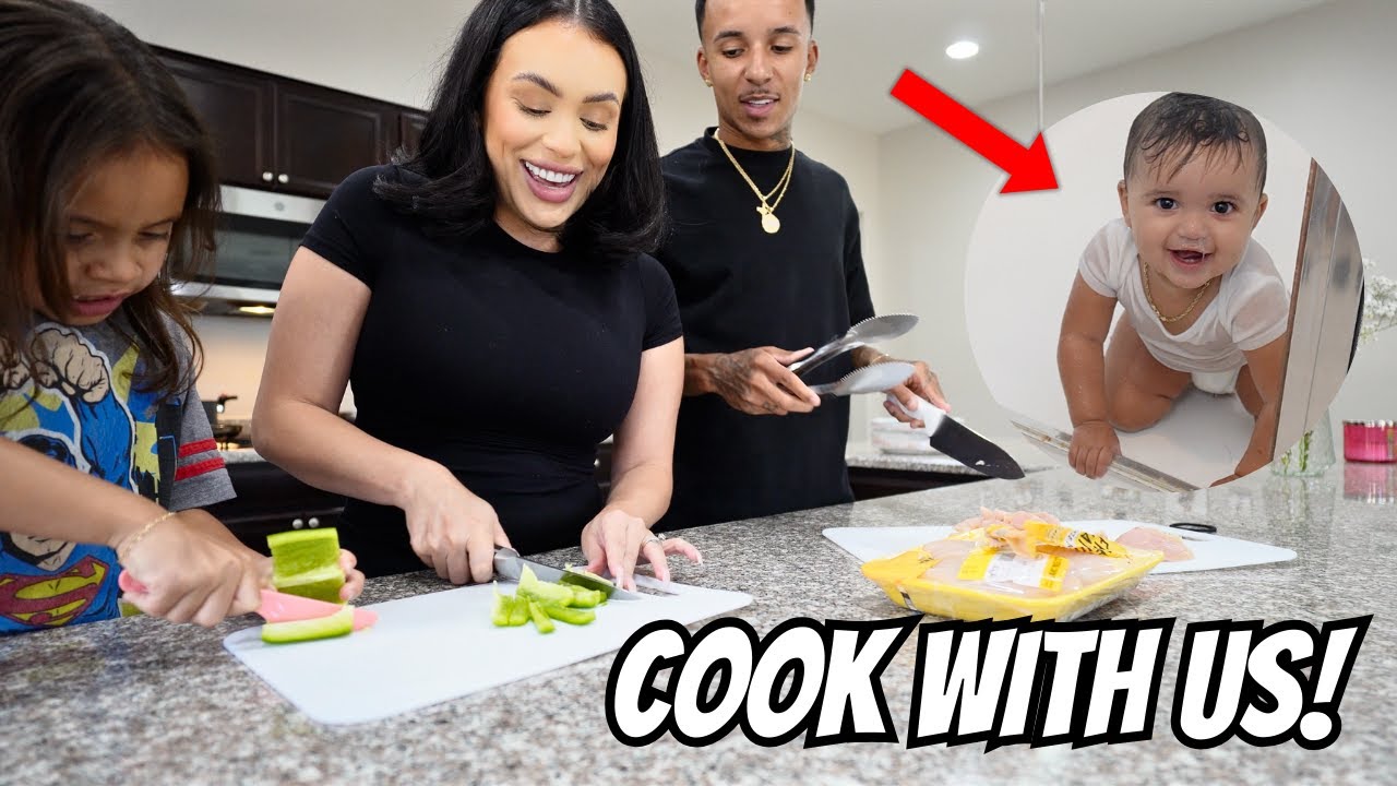 An Eventful Evening: Cooking, Baby Adventures, and Family Fun