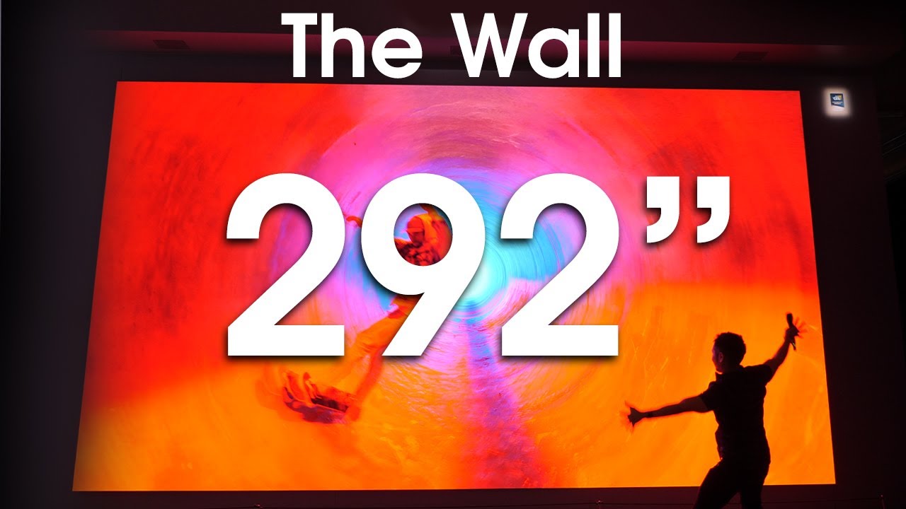 The Wall: 292-дюймовый дисплей MicroLED от Samsung — это просто смех