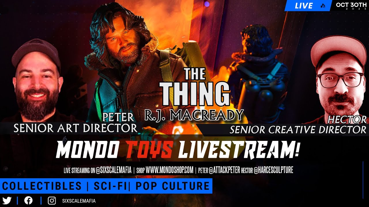 MONDO Toys | LIVE Q and A The Thing MacReady 1/6 scale with Peter and Hector