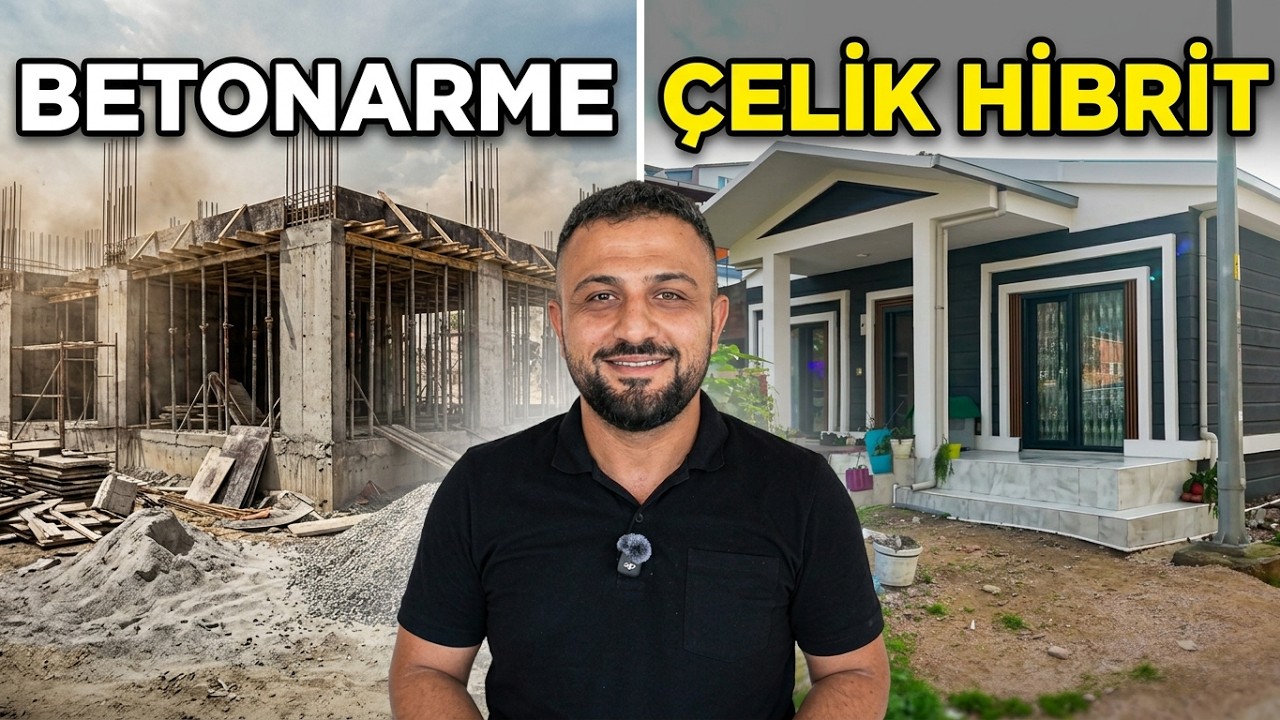 FAİZSİZ TAKSİTLE PREFABRİK EV TURU ve FİYATI - ÇELİK EV - YARI BETONARME EV MALİYET HESAPLAMA (3+1)