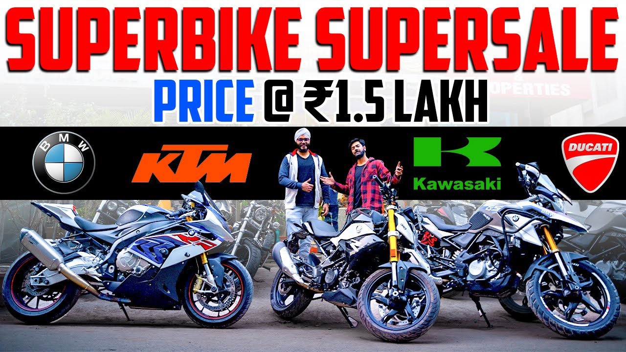 Used Superbike Sale 🔥 Ft. Jasneet Singh | Second Hand Superbike In Delhi 🏍️ BMW, Kawasaki, KTM