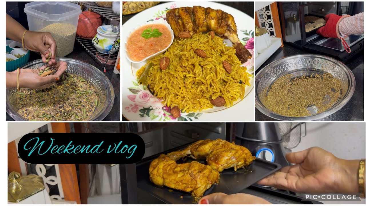 Weekend vlog Tamil/ Chicken mandi/ Homemade masala  