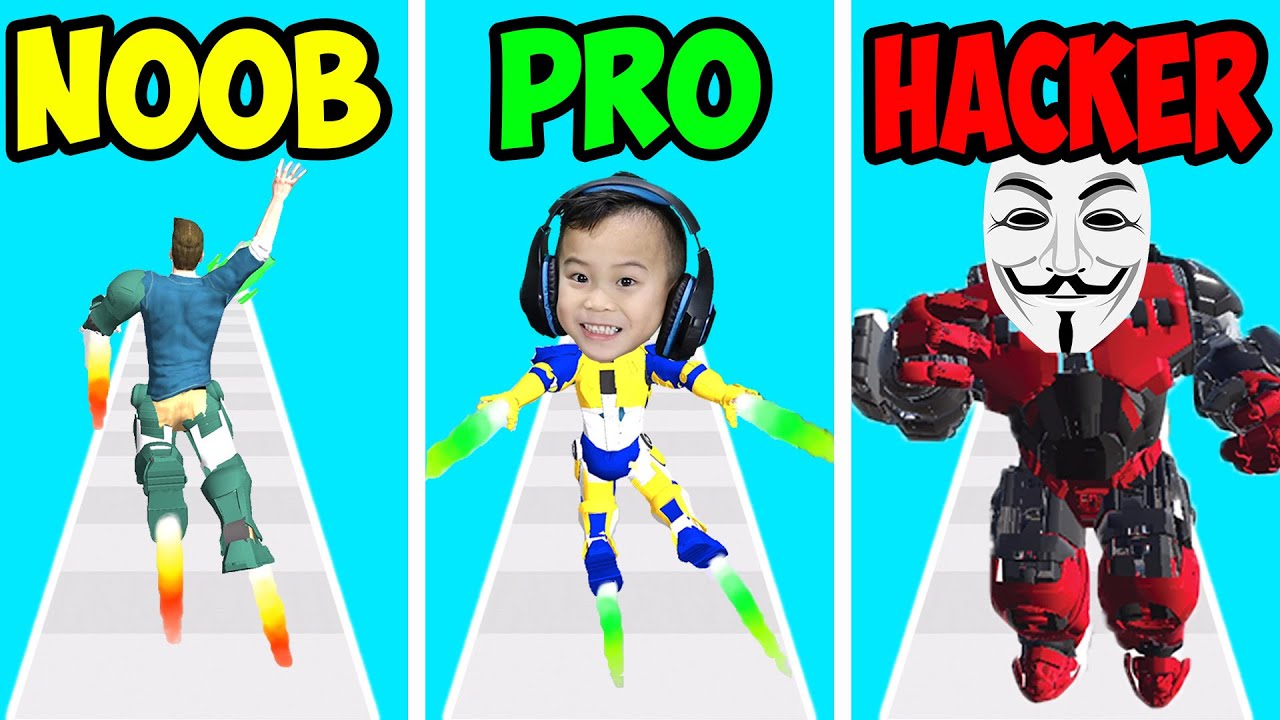 FULL METAL 3D NOOB vs PRO vs HACKER Gameplay!
